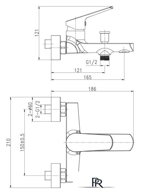 Смеситель Cersanit Flavis 63035 - Изображение №2 — Интернет-магазин ПроЗаказ