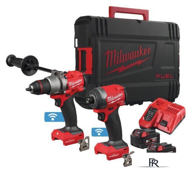  Milwaukee M18 ONEPP2A3-502X 4933493244 (шуруповерт, винтоверт, 2 АКБ, кейс) - Изображение №1 — Интернет-магазин ПроЗаказ