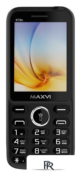 Кнопочный телефон Maxvi K15n (черный) - Изображение №3 — Интернет-магазин ПроЗаказ