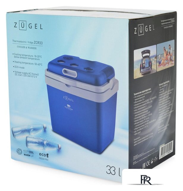 Термоэлектрический автохолодильник ZUGEL ZCR33 (синий) - Изображение №34 — Интернет-магазин ПроЗаказ