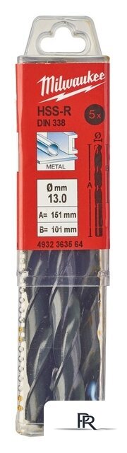 Набор сверл Milwaukee 4932363564 (5 предметов) - Изображение №1 — Интернет-магазин ПроЗаказ