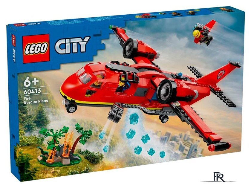 Конструктор LEGO City 60413 Пожарно-спасательный самолет - Изображение №1 — Интернет-магазин ПроЗаказ