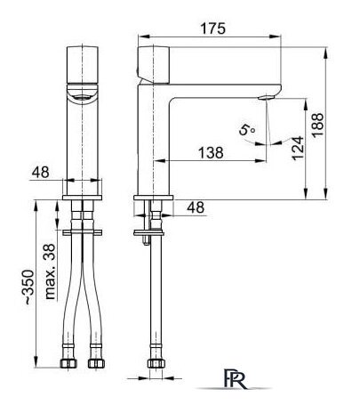 Смеситель Armatura Morganit 4922-815-00 - Изображение №4 — Интернет-магазин ПроЗаказ