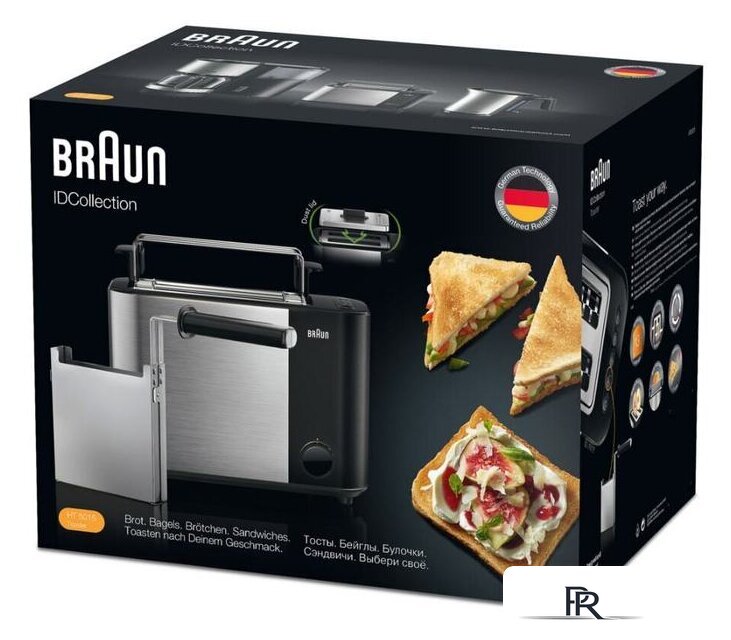 Тостер Braun HT5015BK - Изображение №12 — Интернет-магазин ПроЗаказ