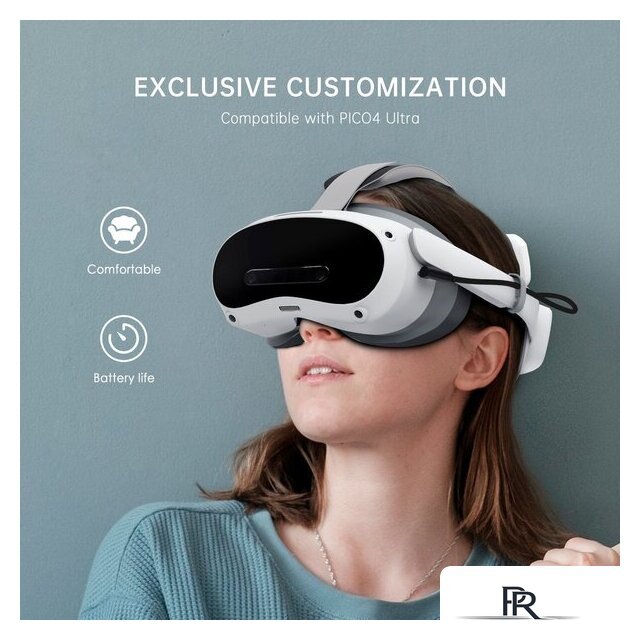 Крепление для VR очков BOBOVR P4S Battery Strap для PICO 4 Ultra & Ultra Enterprise - Изображение №4 — Интернет-магазин ПроЗаказ