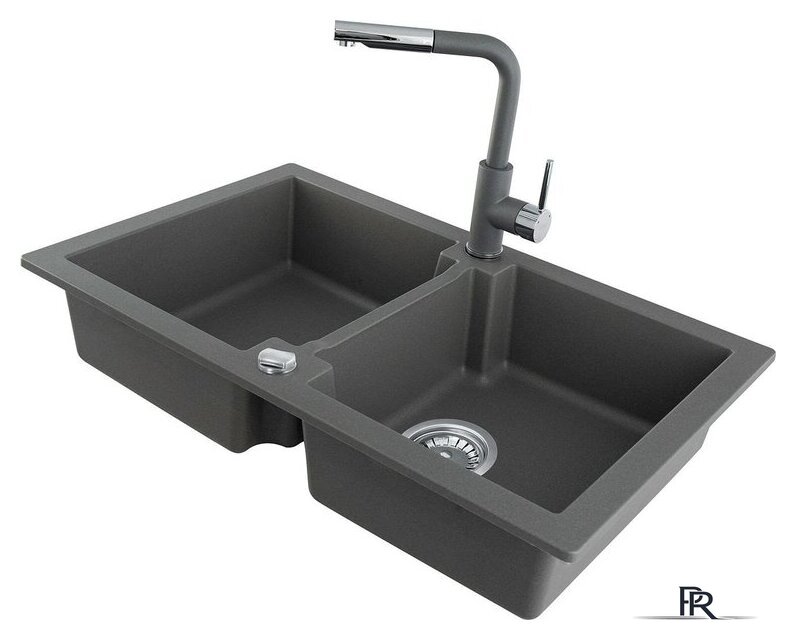 Кухонная мойка Kernau KGS A 80 2B Grey Metallic - Изображение №4 — Интернет-магазин ПроЗаказ