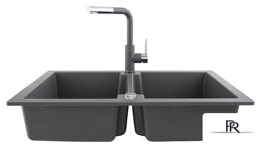 Кухонная мойка Kernau KGS A 80 2B Grey Metallic - Изображение №2 — Интернет-магазин ПроЗаказ