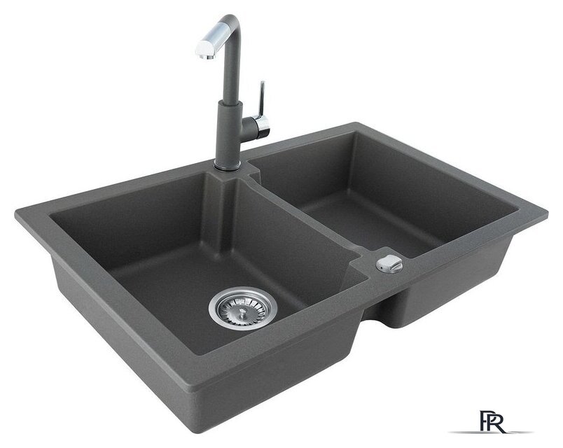 Кухонная мойка Kernau KGS A 80 2B Grey Metallic - Изображение №5 — Интернет-магазин ПроЗаказ