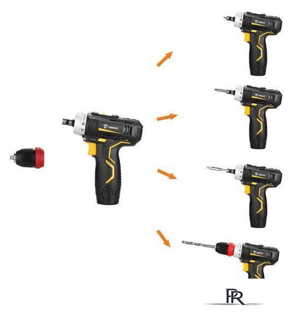 Дрель-шуруповерт Deko GCD12DU3 063-4114 (с 1-им АКБ) - Изображение №2 — Интернет-магазин ПроЗаказ