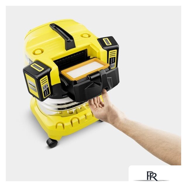 Пылесос Karcher WD 4-18 S Dual Battery Set 1.628-626.0 - Изображение №3 — Интернет-магазин ПроЗаказ