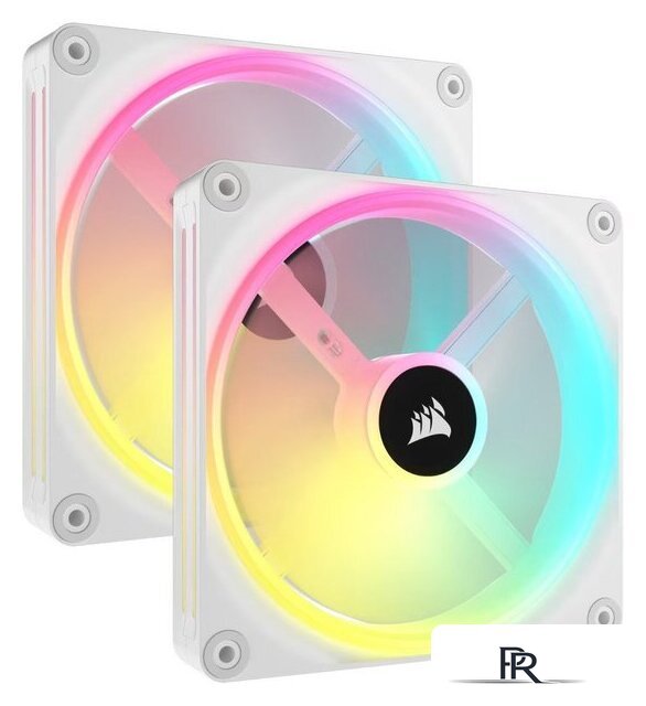 Комплект вентиляторов для корпуса с контроллером Corsair iCUE LINK QX140 RGB Dual Pack + Hub CO-9051008-WW - Изображение №1 — Интернет-магазин ПроЗаказ
