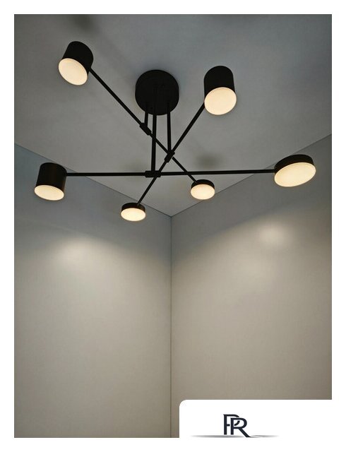 Люстра средней высоты Mirastyle Диод XL-21015/3+3 BK - Изображение №10 — Интернет-магазин ПроЗаказ