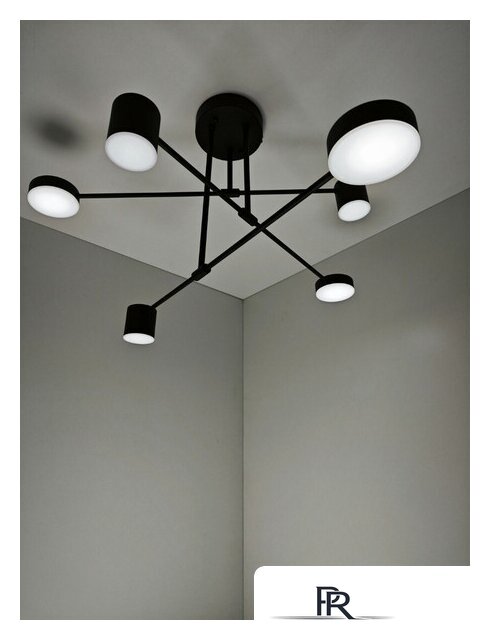 Люстра средней высоты Mirastyle Диод XL-21015/3+3 BK - Изображение №9 — Интернет-магазин ПроЗаказ