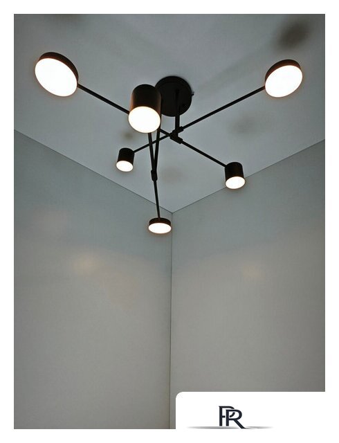 Люстра средней высоты Mirastyle Диод XL-21015/3+3 BK - Изображение №11 — Интернет-магазин ПроЗаказ