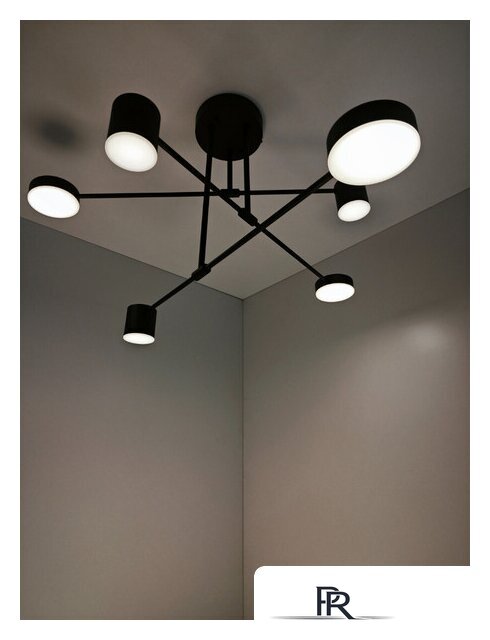 Люстра средней высоты Mirastyle Диод XL-21015/3+3 BK - Изображение №8 — Интернет-магазин ПроЗаказ