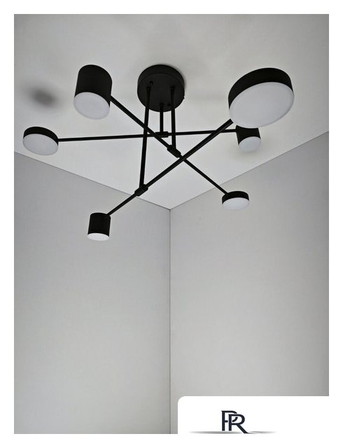 Люстра средней высоты Mirastyle Диод XL-21015/3+3 BK - Изображение №7 — Интернет-магазин ПроЗаказ