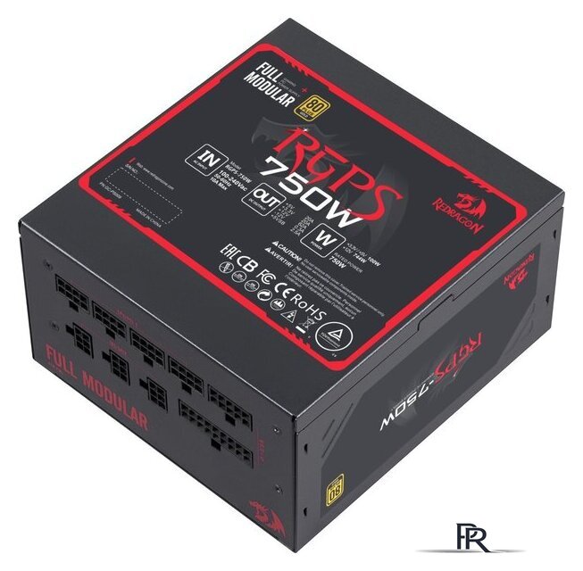 Блок питания Redragon RGPS-750W 70488 - Изображение №1 — Интернет-магазин ПроЗаказ