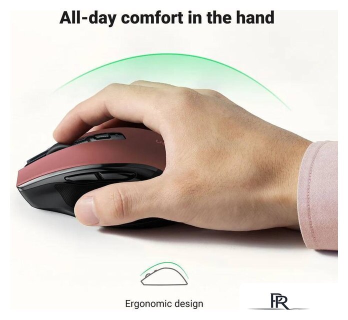 Мышь Ugreen MU006 25752 (красный) - Изображение №4 — Интернет-магазин ПроЗаказ