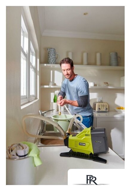 Самовсасывающий насос Ryobi One+ R18TP-0 (без АКБ) - Изображение №3 — Интернет-магазин ПроЗаказ