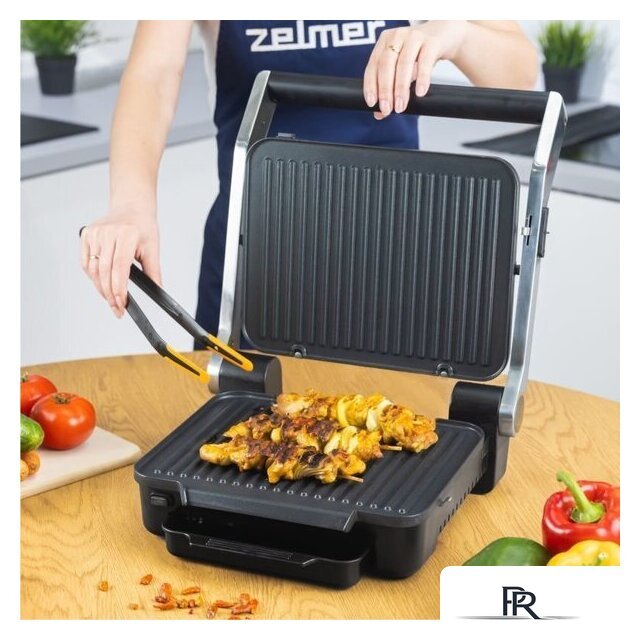 Электрогриль Zelmer ZPR2600 (черный) - Изображение №7 — Интернет-магазин ПроЗаказ