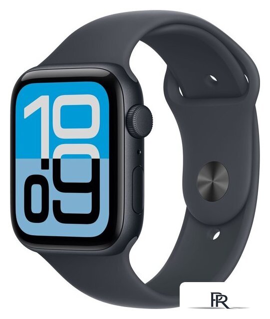 Умные часы Apple Watch SE 3 44 мм (алюминиевый корпус, полуночный/полуночный, спортивный силиконовый ремешок S/M) - Изображение №1 — Интернет-магазин ПроЗаказ