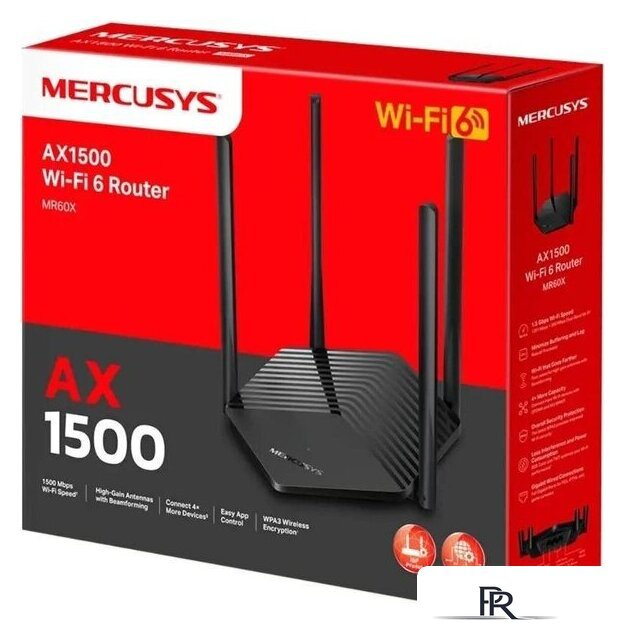 Wi-Fi роутер Mercusys MR60X V2 - Изображение №3 — Интернет-магазин ПроЗаказ