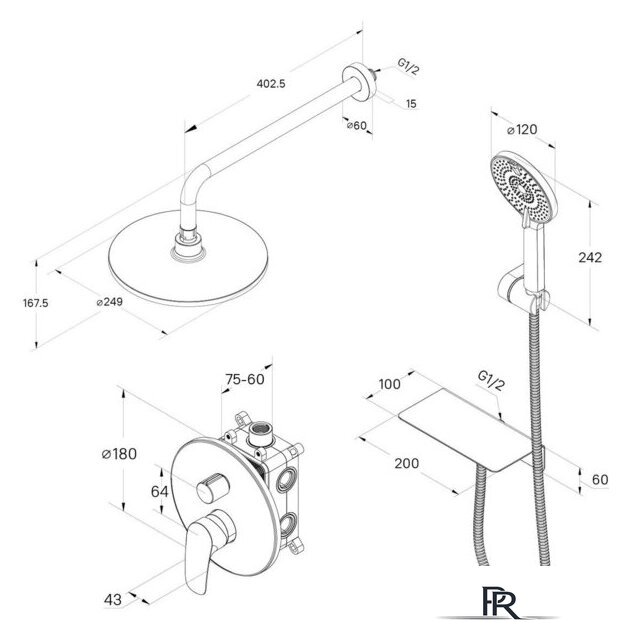 Душевая система  IDDIS Rora RORSB02M67 - Изображение №12 — Интернет-магазин ПроЗаказ