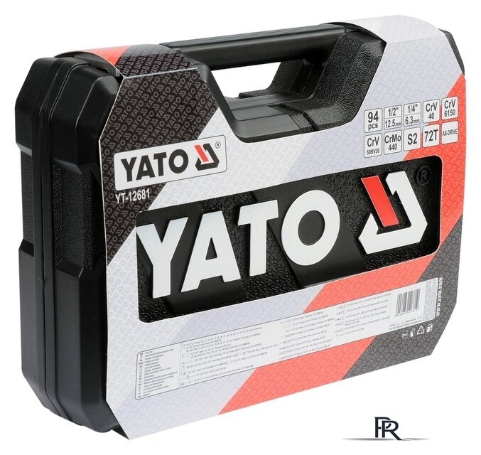 Универсальный набор инструментов Yato YT-12681 (94 предмета) - Изображение №4 — Интернет-магазин ПроЗаказ