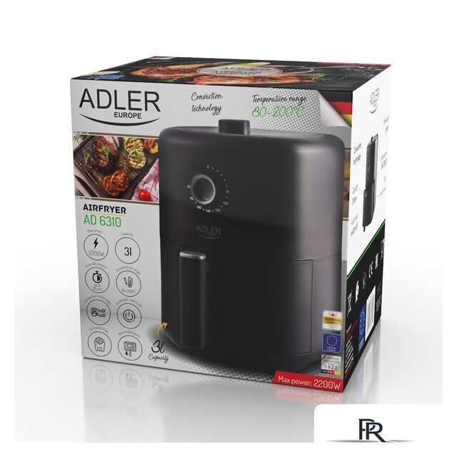Аэрогриль (аэрофритюрница) Adler AD 6310 - Изображение №10 — Интернет-магазин ПроЗаказ