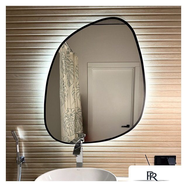 Зеркало EMZE 72x90 LED.UV.NF.72.90.CHE.SW.4K (черный УФ-окантовкой и подсветкой) - Изображение №3 — Интернет-магазин ПроЗаказ