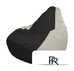 Кресло-мешок Flagman Груша Супер Мега 4XL Г5.1-392 (черный/белый) - Изображение №1 — Интернет-магазин ПроЗаказ