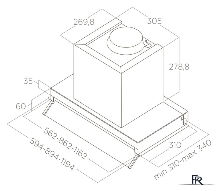 Кухонная вытяжка Elica Boxin LX/IX/A/120 PRF0114762A - Изображение №4 — Интернет-магазин ПроЗаказ