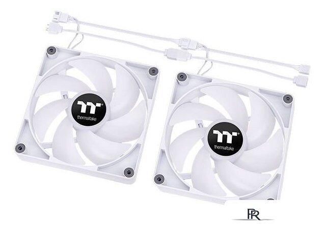 Комплект вентиляторов для корпуса Thermaltake CT140 ARGB White 2-Fan Pack CL-F154-PL14SW-A - Изображение №4 — Интернет-магазин ПроЗаказ