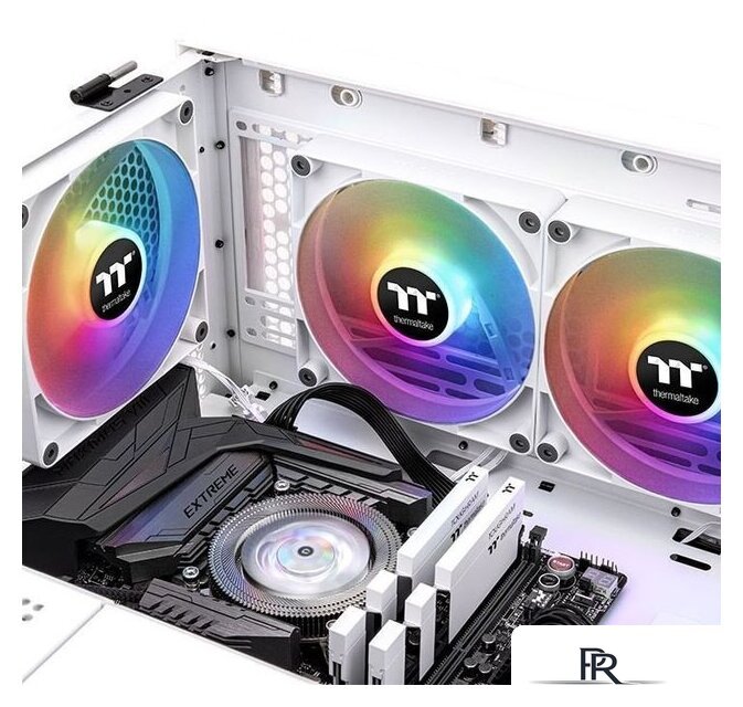 Комплект вентиляторов для корпуса Thermaltake CT140 ARGB White 2-Fan Pack CL-F154-PL14SW-A - Изображение №5 — Интернет-магазин ПроЗаказ