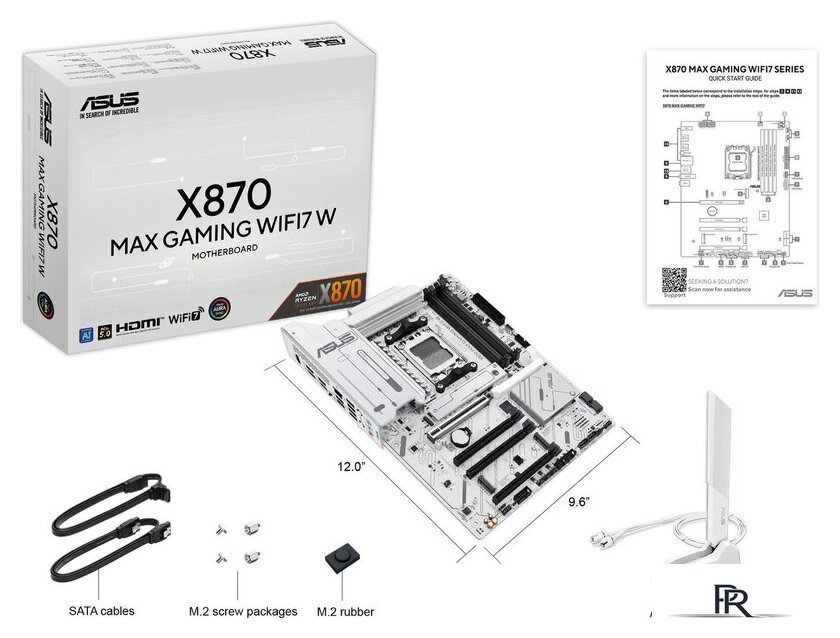 Материнская плата ASUS X870 MAX Gaming WiFi7 W - Изображение №10 — Интернет-магазин ПроЗаказ