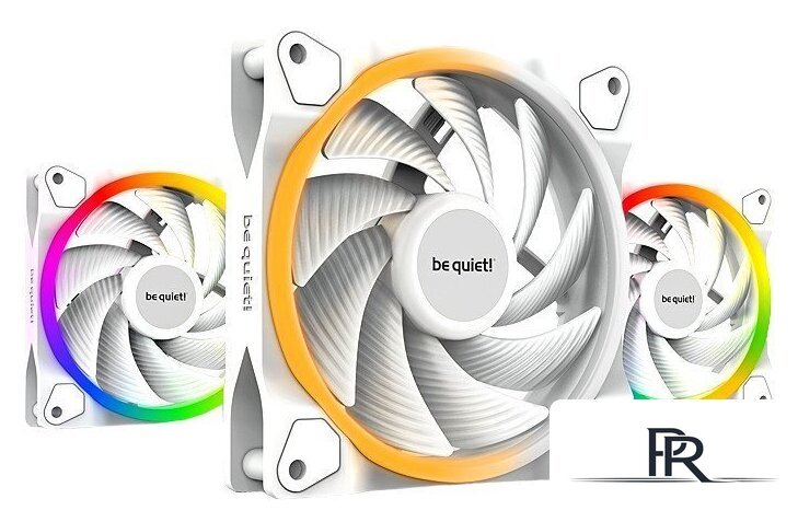 Комплект вентиляторов для корпуса с контроллером be quiet! Light Wings White 120mm PWM High-Speed Triple-Pack BL101 - Изображение №1 — Интернет-магазин ПроЗаказ