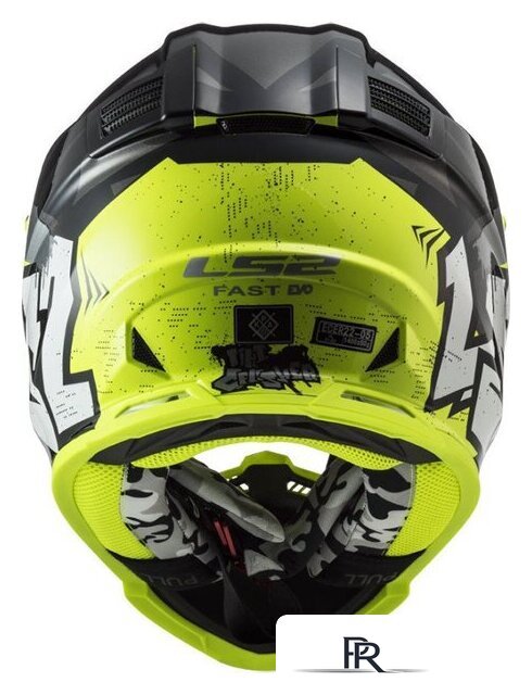 Мотошлем LS2 MX437 Fast 2 Mini Crusher (S, черный/желтый) - Изображение №11 — Интернет-магазин ПроЗаказ