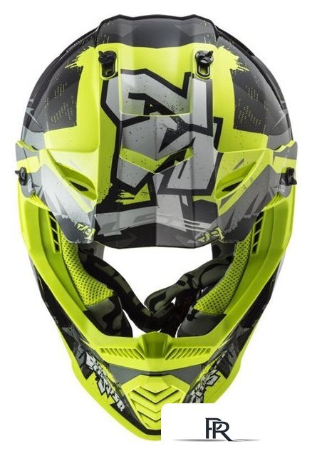 Мотошлем LS2 MX437 Fast 2 Mini Crusher (S, черный/желтый) - Изображение №8 — Интернет-магазин ПроЗаказ