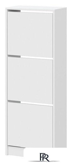 Тумба для обуви Mio Tesoro Бис-3 (белый текстурный) - Изображение №4 — Интернет-магазин ПроЗаказ