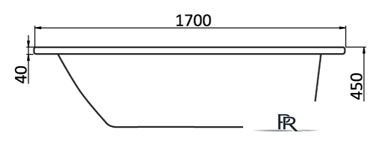 Ванна Santek Монако 170x70 (1WH111979) - Изображение №2 — Интернет-магазин ПроЗаказ