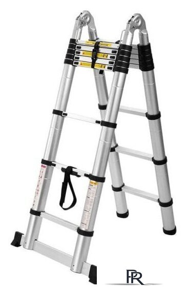 Лестница-стремянка Алюмет STD 2.5 (2х8 ступеней) - Изображение №1 — Интернет-магазин ПроЗаказ