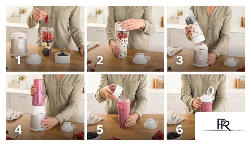 Стационарный блендер Bosch VitaPower Serie 2 MMB2111T - Изображение №7 — Интернет-магазин ПроЗаказ