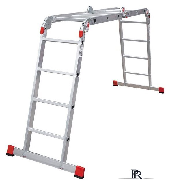 Лестница-трансформер Новая высота NV3320 3320234 (2x3 + 2x4 ступени) - Изображение №1 — Интернет-магазин ПроЗаказ