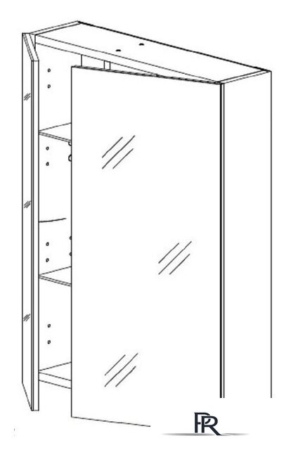  СанитаМебель Шкаф с зеркалом Камелия-14.50 Д2 - Изображение №2 — Интернет-магазин ПроЗаказ