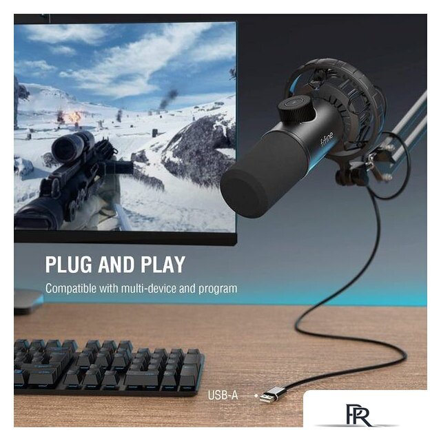 Проводной микрофон FIFINE K658 - Изображение №7 — Интернет-магазин ПроЗаказ