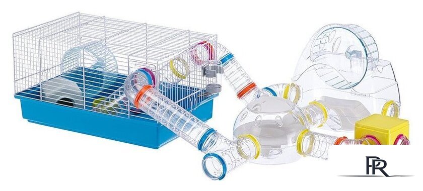 Клетка Ferplast Paula (голубой) 57906411W1 - Изображение №6 — Интернет-магазин ПроЗаказ