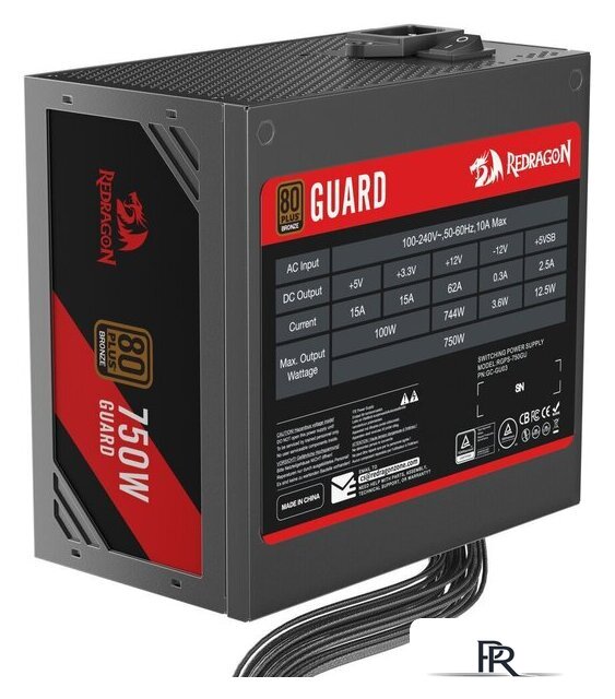 Блок питания Redragon Guard 750W GC-GU03 - Изображение №3 — Интернет-магазин ПроЗаказ