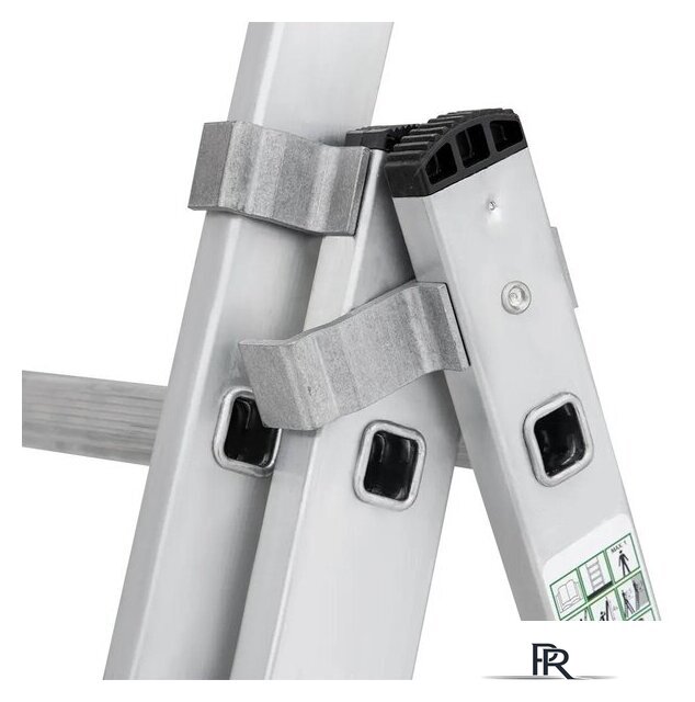 Лестница-стремянка Новая высота NV 123 алюминиевая трёхсекционная 3x11 ступеней - Изображение №5 — Интернет-магазин ПроЗаказ