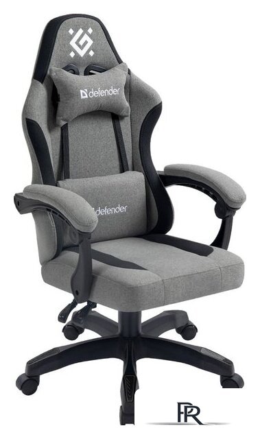 Игровое (геймерское) кресло Defender Lumen (серый) - Изображение №1 — Интернет-магазин ПроЗаказ