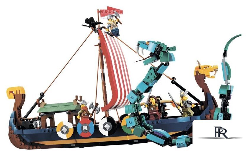 Конструктор LEGO Creator 31132 Корабль викингов и Змей Мидгарда - Изображение №7 — Интернет-магазин ПроЗаказ